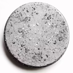 black and white textured coaster sitting on top of a counter