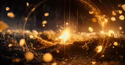 blurry photograph of the light reflecting off a fire