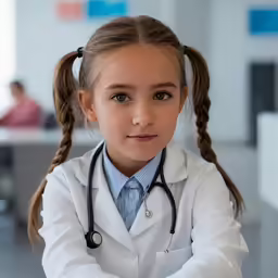 young girl with her arms crossed in front of her