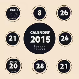 a graphic design for a website, with the number thirteen days in it