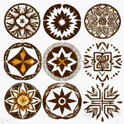 six images of different shapes and sizes