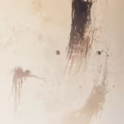 the plant stems look like they are hanging upside down