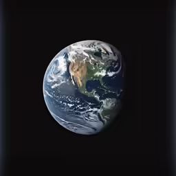earth taken from space shows europe and asia