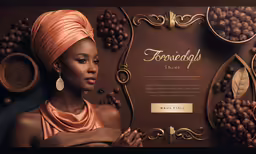 a woman standing near a display with fruits