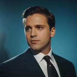 a man in a suit and tie looking straight ahead