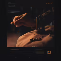 a poster of a person filling seeds onto a tray