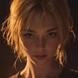a portrait photo taken with the camera and lighting