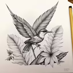 a bird that is sitting on a branch