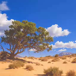 this is a tree in the middle of nowhere