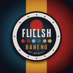 the logo of filsh and baneng, a brazilian restaurant
