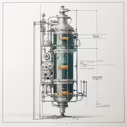 this is a photo of a drawing of the machine