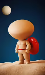a small statue that looks like a person