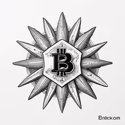 an illustration of the letter b in a flower