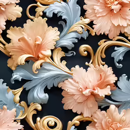 this is an image of a colorful floral pattern