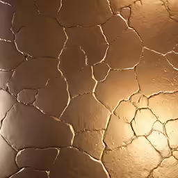 metallic foil is being used on a floor