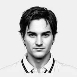 black and white photo of man with eyes wide open