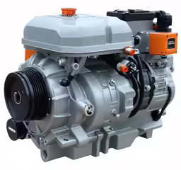 an automatic diesel engine with two engines