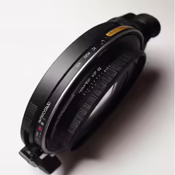a wide angle of a camera lens is seen