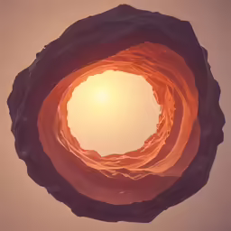 a large round object with a lot of space