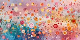 a colorful pattern that is very blurry