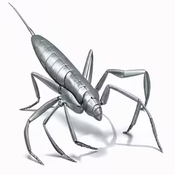 the giant bug with large legs is an image of a giant insect