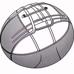 a drawing of a basketball ball,a black and white drawing of a basketball