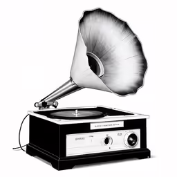 a turntable with a vinyl disc jockey on it