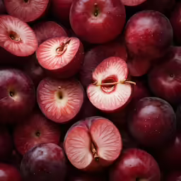 an up close image of some very tasty red fruits