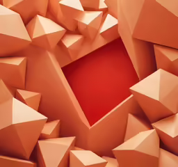 an abstract image of a red surface made of paper
