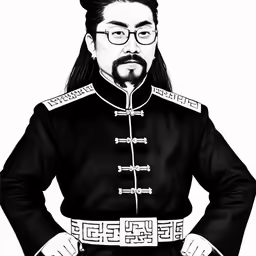 an illustration of a man wearing a uniform