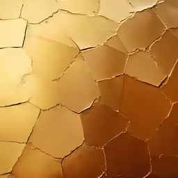 a gold background textured with metallic paint