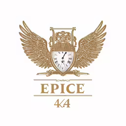 an eagle - and - crown logo for the epic four hour club