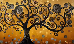 an art work depicting a tree of life