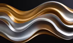 a shiny metal wallpaper that is on a black surface