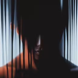 a photo of a woman with black hair