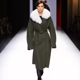 the coat on the runway at the giani fall 2012 show