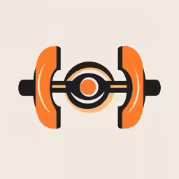 the image of a weights on a white background