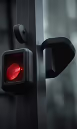 an arrow pointing right and red light to allow a traffic signal