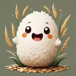 an egg with eyes, one eye open and another wink out