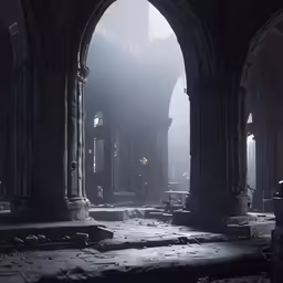 a gothic architecture style is shown in this photo