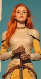 a young woman is dressed up like an elf