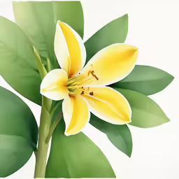a large flower sitting on top of a green leaf covered plant
