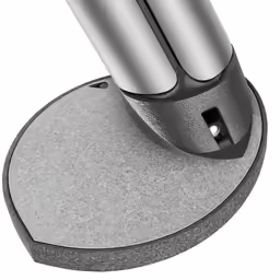 a gray colored object on white background