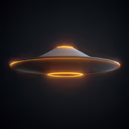 a white plate sitting in the dark on a black background