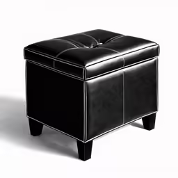 a square ottoman that is very small