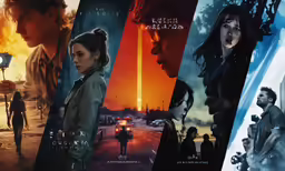 the poster for movies onscreen for a movie