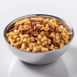 a bowl of food that has chocolate chips in it