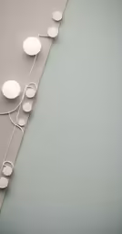 a group of lights that are next to a wall