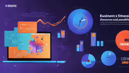 a computer showing how much data is used in one day,an animated video screen is showing a large number of graphs