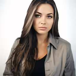 a close up of a person wearing an jacket